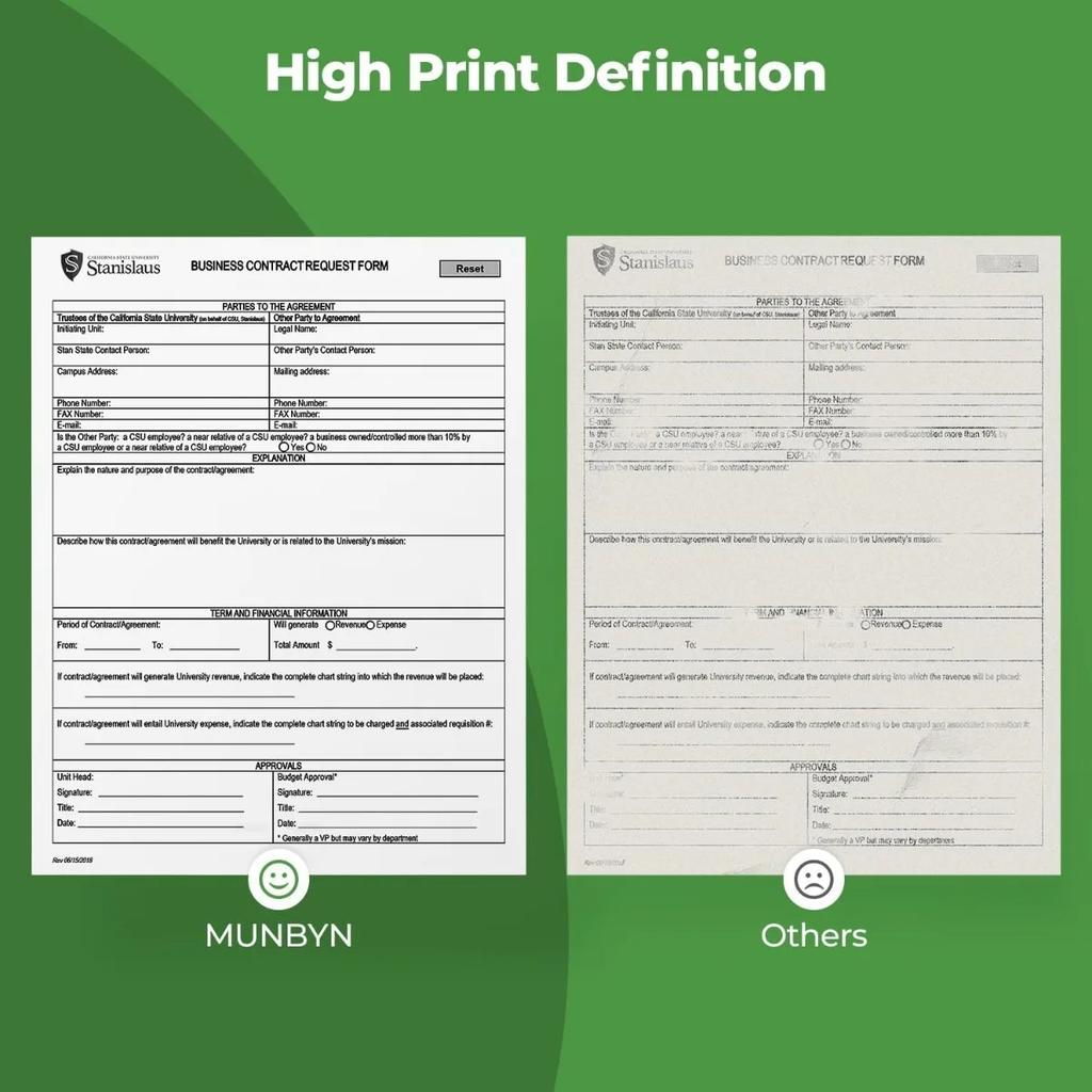 A4 Thermal Paper Printer Paper for A4 Portable Printer,For M08F-Letter, M08F M832,M833, M834,M835, 8.27"×11.69” Size, 100 Sheets