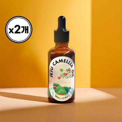 Olio di camelia di Jeju zero ingredienti chimici olio naturale lenitivo idratante 50ml 1+1, 100ml, 1 pezzo