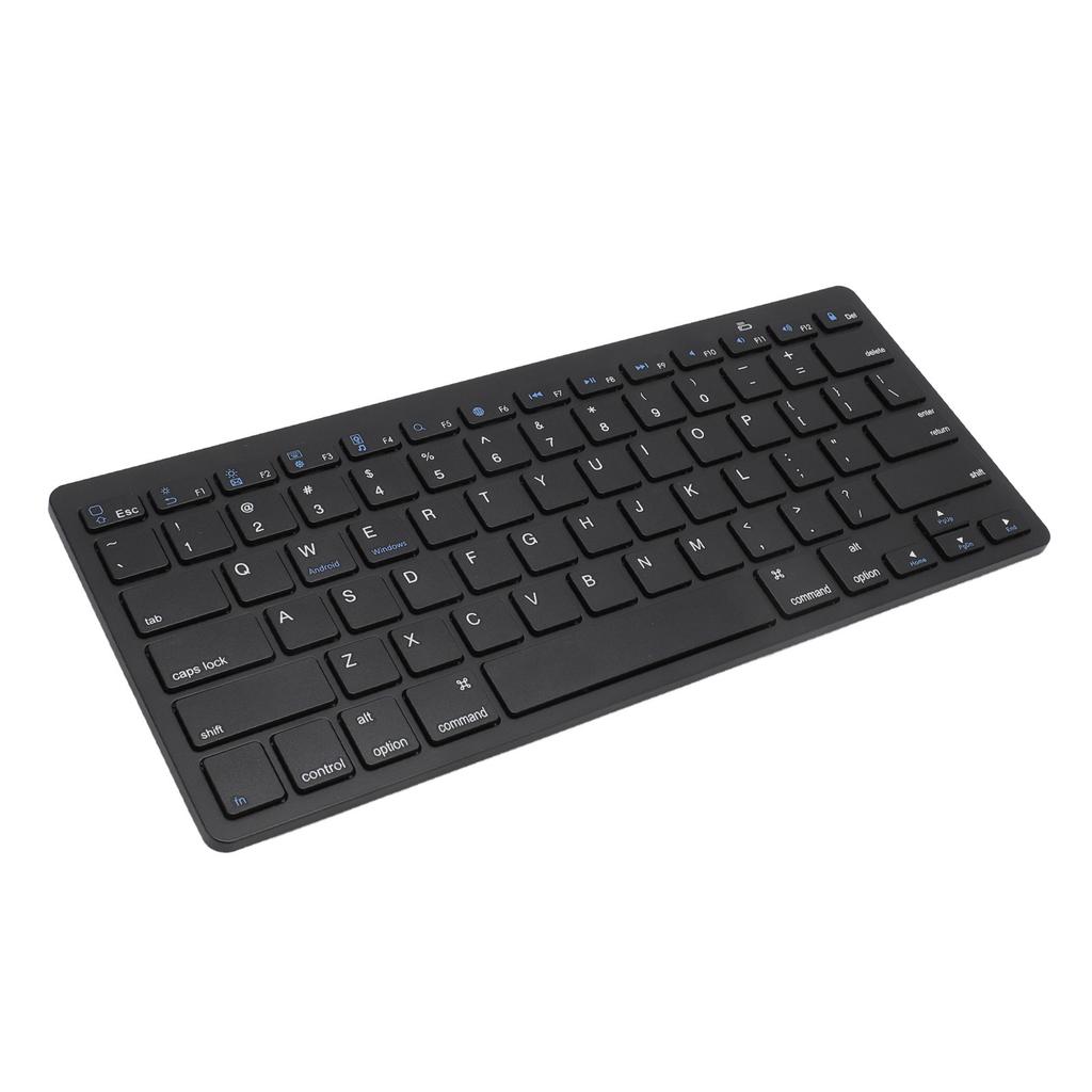 78 Keys Wireless Keyboard with Silent Buttons Ultra Slim Bluetooth Office Keyboard for Computer Laptop Tablet