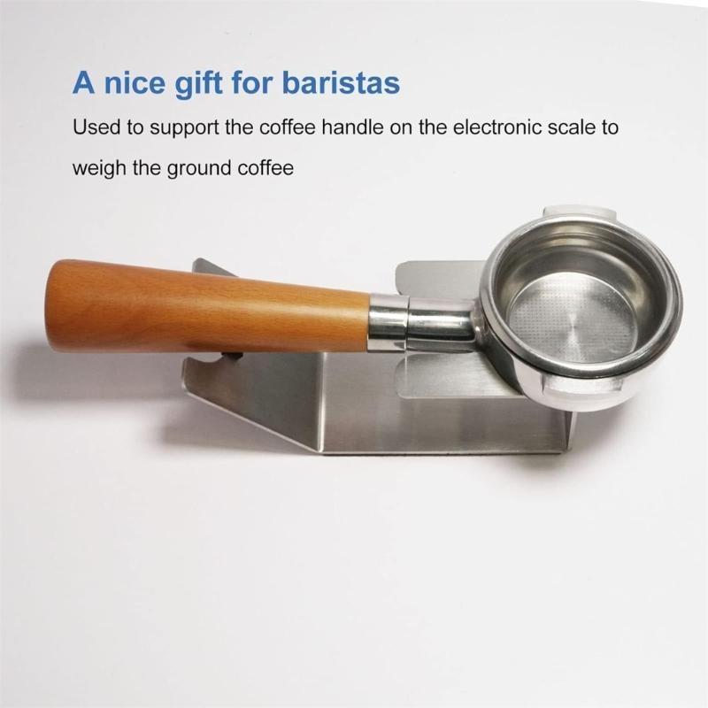 

Coffee Sieve Handle Electronic Scale Stand Sturdy Stainless Steel Tamper Holder China Mainland