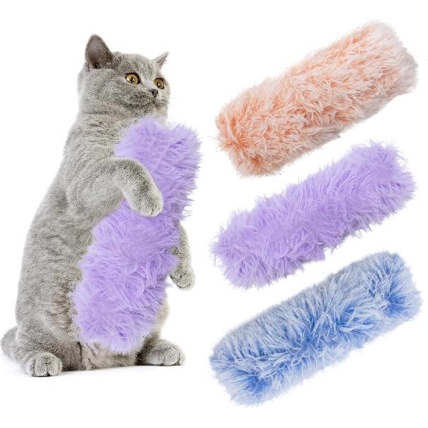 3 Pack Catnip Toys,Soft and Durable Cat Pillows Toys, Crinkle Sound Catnip Catnip Toys,Indoor Interactive Cat Kicker Toy, Companion Toys for Cats