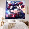 Transformers Fans Custom Your Name Wall Decor Tapestry Art For Pet Memorial Birthdaywedding Party Backdrop Family Gift