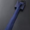 Male Zipper Design Neck Tie for Business Necktie Formal Suit Accessories