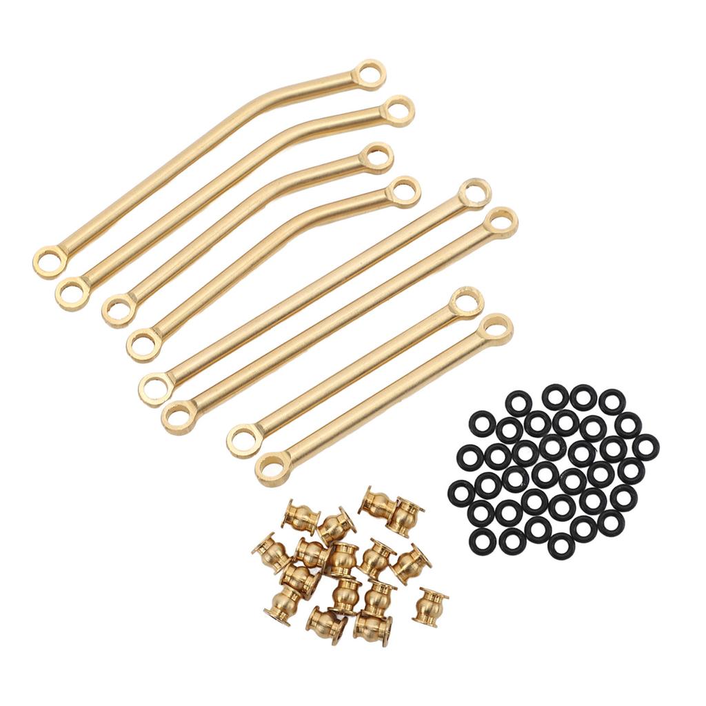 High Clearance Link Set Copper Wear Resistant Rc Car Tie Rod Set Upgrade Parts for Rc Crawler