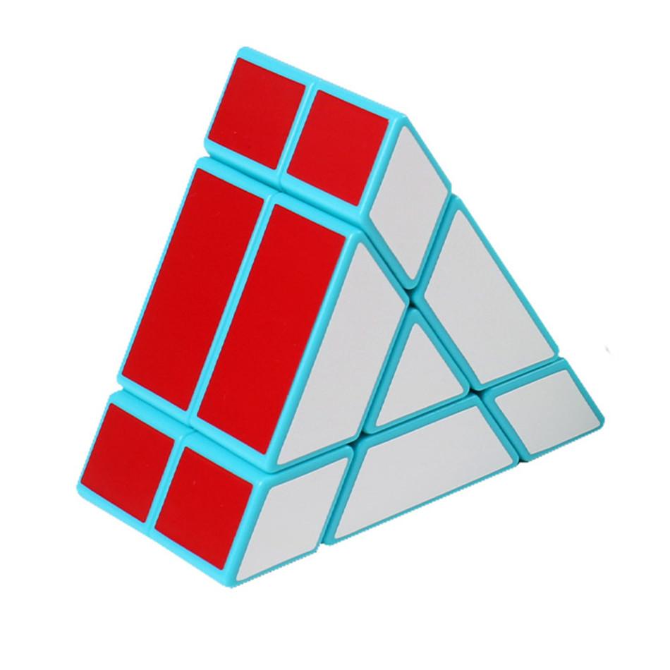 Mo Fang Zhai J2 Trójkątny Kostka Rubika 2X2 Niebiesko/Czarny Kostki Rubika Puzzle Zabawki Dla Dzieci Prezent Urodzinowy Prezenty Świąteczne