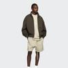 Fear of God Essentials Essentials Long Sleeve Tee with Front Logo Ribbed Crew Neck - SS23 Collection Men Tops Seal-Grey FOG-SS23-075