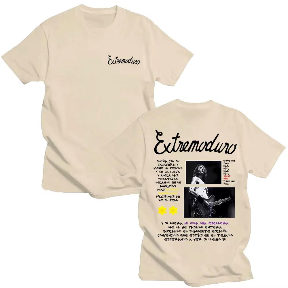 Rock Band Extremoduro Tour 2026 Tshirts Men Women Fashion Vintage Oversized T Shirts Male Casual Cotton New T Shirts Streetwear