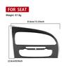 Real Soft Carbon Fiber Car Instrument AC Panel Sticker For Seat Leon León Mk2 1P 2005 2006 2007 2008 2009 2010 2011 2012 LHD RHD