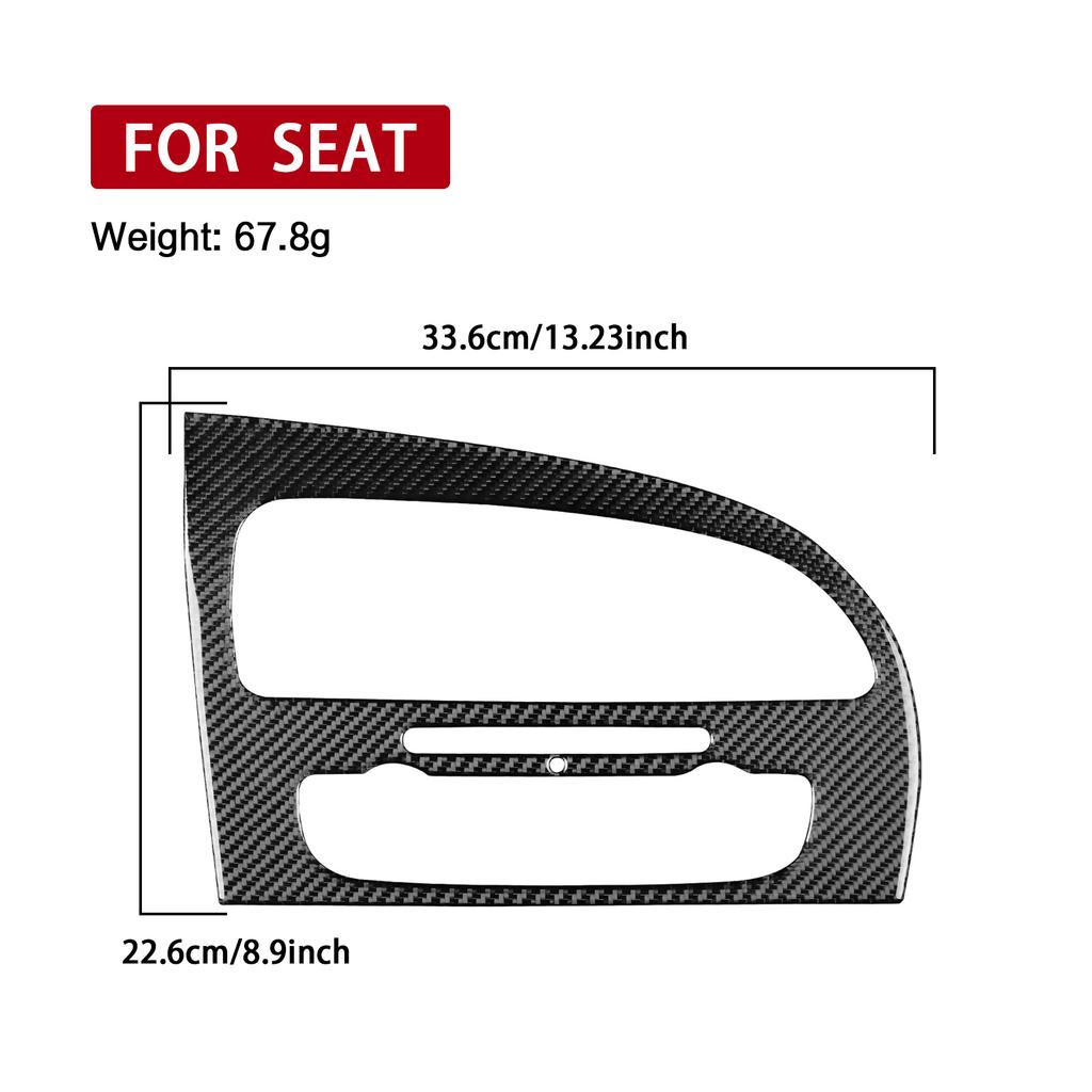 Real Soft Carbon Fiber Car Instrument AC Panel Sticker For Seat Leon León Mk2 1P 2005 2006 2007 2008 2009 2010 2011 2012 LHD RHD