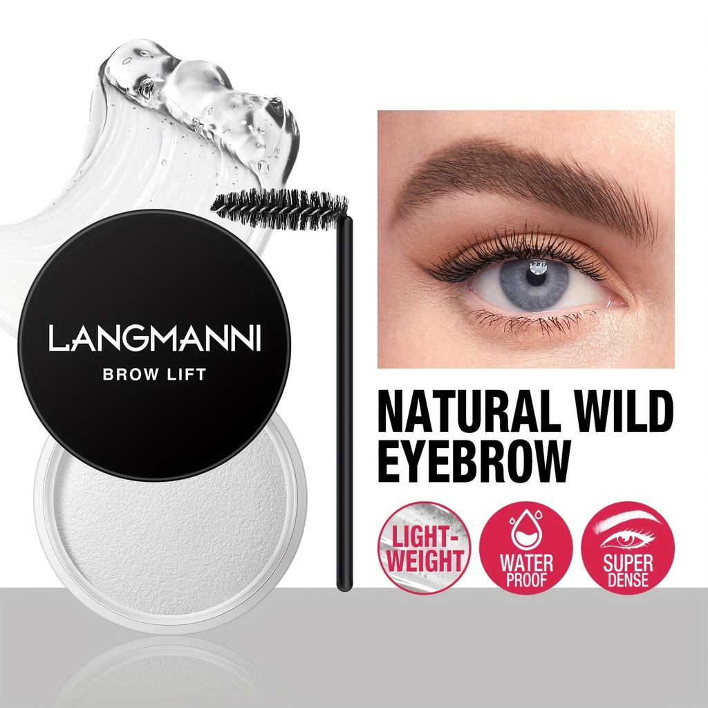 Long-Lasting Stereoscopic Brow Gel for Neutral Eyebrow Sculpting and Waterproof Eyebrow Soap