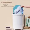 Compact Semi-Automatic Mini Washing Machine for Baby Clothes, Socks, Underwear - Ideal for Home, Rental, or Dorm Use