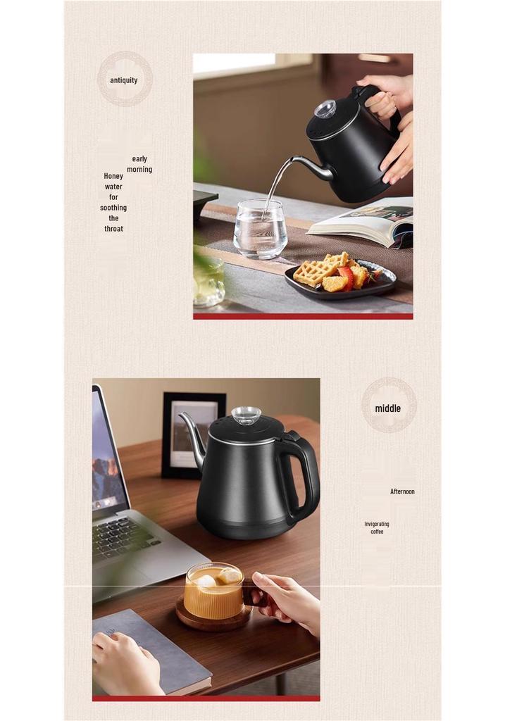 Automatic Electric Tea Brewing Kettle with Built-in Teapot and Stand