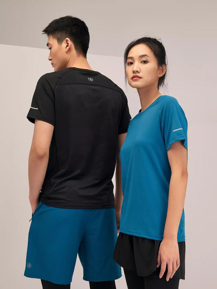 Unisex Quick-Dry Marathon T-Shirt & Track Suit - Short Sleeve, Team Uniform for Running and Fitness