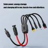 High Current 13A Solar Panel Cable With DC7909 DC5521 XT60 Connectors Solar Charging Cord Wide Compatibility 39.37in