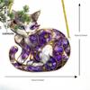 Adorable Cat Decoration Wall Hanging Pendant, Sun Catcher, Acrylic Garland Sign- Light - Catching Window Decor, Novelty Home Decor