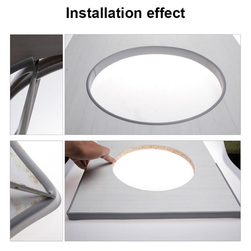 Neu Klebeband Tischkantenanleimung Stuhldichtungsstreifen Weicher selbstklebender Gummi U-förmige Holzplatte TPE-Schutzabdeckung