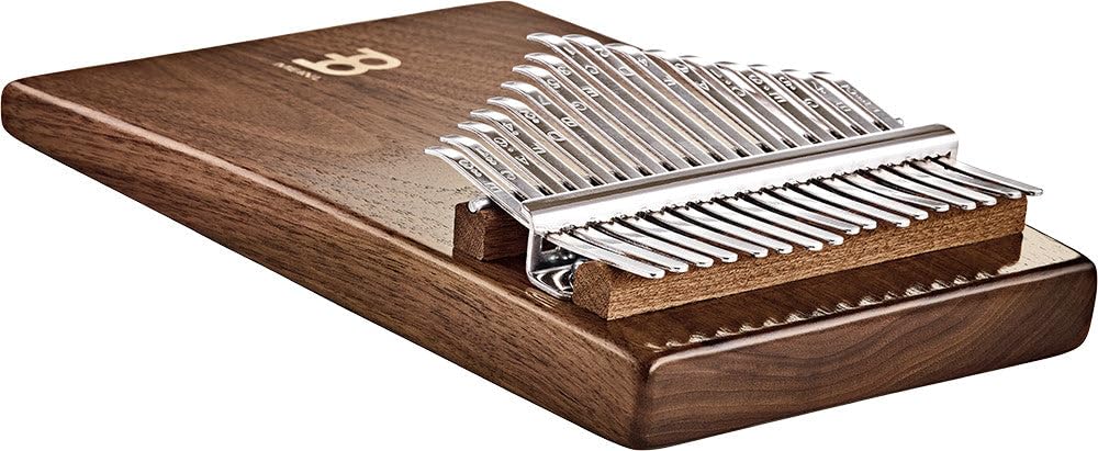 MEINL Sonic Energy Collection Kalimba Solid Kalimba Black Walnut 17 Keys C Major Scale KL1701S Hammer (Exclusive Case/Bag/Cross/Tuning Included) []