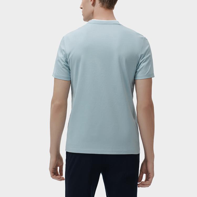 New FILA T Shirt Men's Light Sky Blue F11M317101F-LB