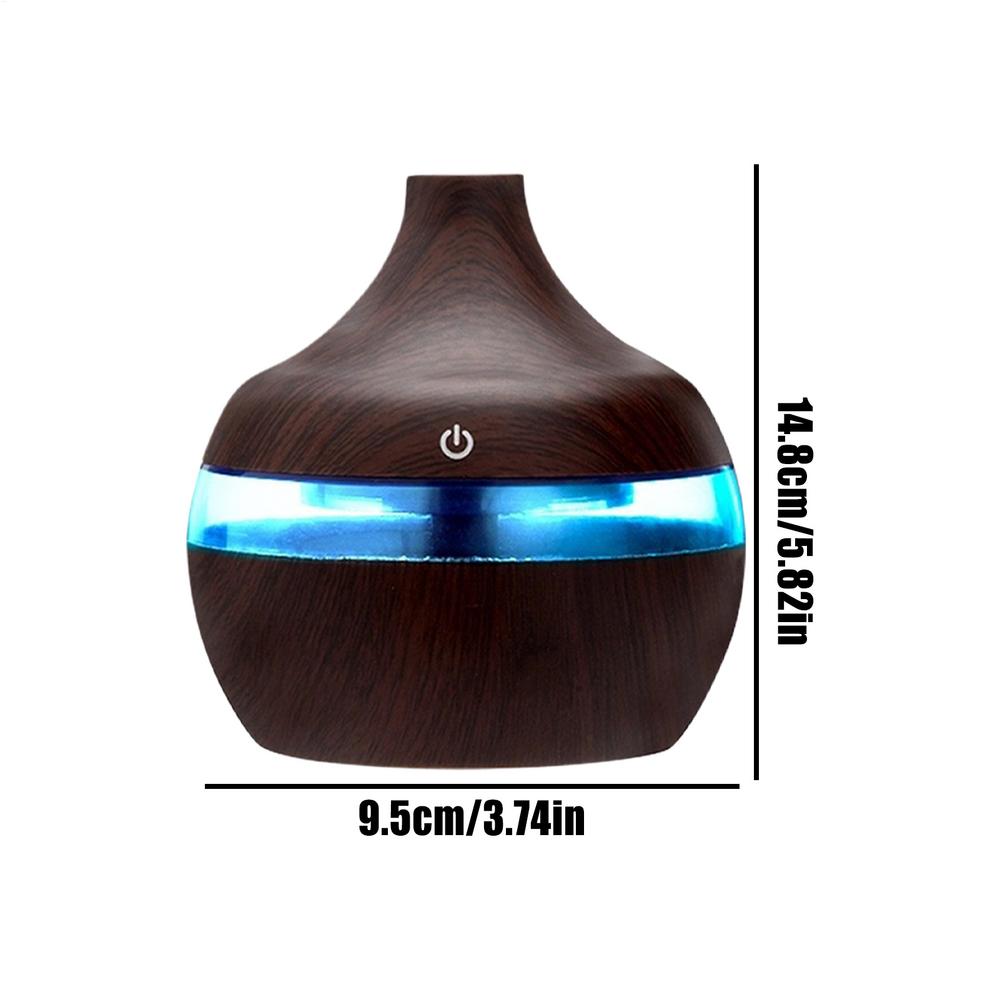 Humidifier Diffuser With LED Light Aromatherapy Essential Oil Personal Ultrasonic Portable Air Humidifier For Home Office Yoga