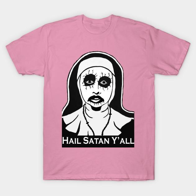 T Shirt Women Oslo Black Hail Satan Yall Harajuku Print Kawaii Tshirt Summer Short Sleeve Female T-Shirt Top Tee