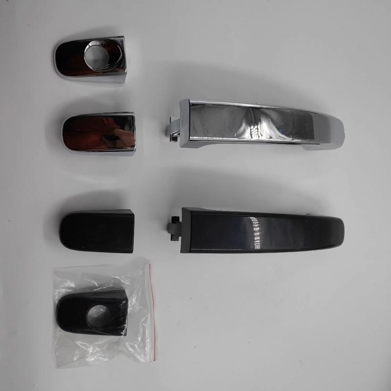 Äußerer Türgriff für Ford Ranger Everest T6 T7 Mazda BT50 2012- Chrom&SCHWARZ Mit Kappe