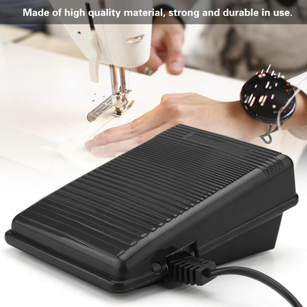 Adjustable Speed Foot Controller Pedal Power Cord Universal Foot Control Pedal Easy to Use Durable Sewing Machine Parts