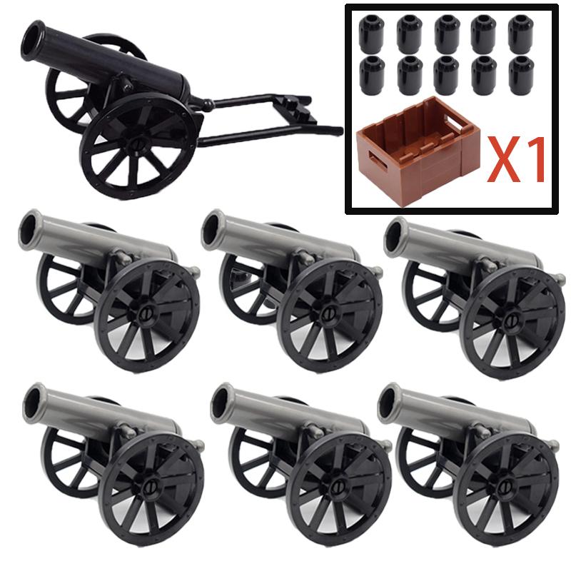 MOC Stavební kostky Vojenské figurky Příslušenství Napoleon Středověké dělo Mini kostka Pirátská loď Koupit Zboží Kluk Holka Hračka Dárky