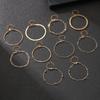 10pcs Set Charm Gold Cuban Twist Chain Bracelet for Women Men Luxury Multilayer Summer Beach Bangle Jewelry Set Gift