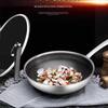 40cm Deep Stone Non-stick Wok with Lid