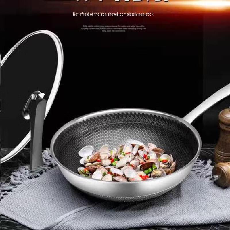 Yingtang 32cm Double-Sided Stone Non-Stick Wok