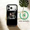 MiyaGi H-Hajime Andy Panda   Phone Case For iPhone 17 16 15 14 13 12  Pro Max Plus for Magsafe Mirror Wireless Magnetic Cover