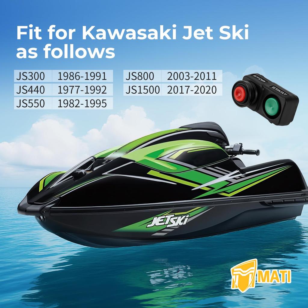 M MATI Cabo de Segurança de Atualização Interruptor de Parada de Emergência para Kawasaki