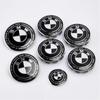 7 szt. 45mm 68mm 74mm 82mm Emblemat przedniej maski samochodu tylny znaczek klapy bagażnika Kierownica do BMW M F30 G01 E36 E39 E87 E46 E90 E92 E53 E94