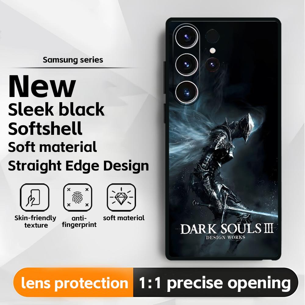 Classic Game DARK SOULS  Phone Case For Samsung Galaxy S26 S25 S24 S23 S22 S21 Plus Ultra Note20 Soft Black