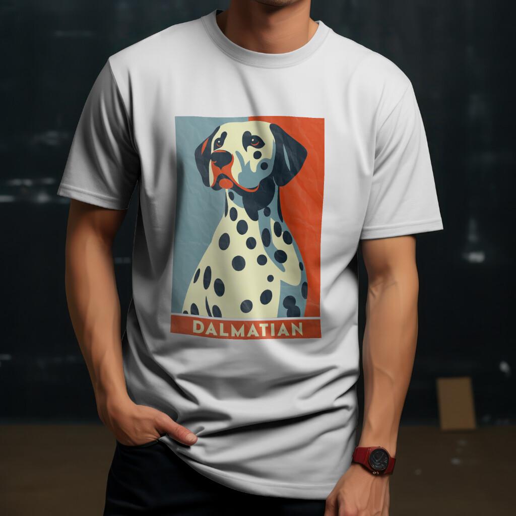 Dalmation Dog Lover Tshirt Dog Breed Poster T Shirt Mens Womens Tees Top S