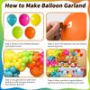 106pcs Tropical Balloon Arch Wreath Set Pink Green Blue Orange Yellow Latex Balloon Hawaii Birthday Baby Shower Pool Party Decor