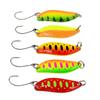 10PCS 3.5g Fishing Spoon Lures Metal Fishing Baits Durable Spinner Bait  Freshwater Fishing