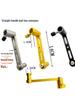 Aluminum Alloy Fishing Chair & Box with Universal Bait Tray and Rod Holder
