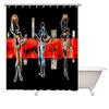 African Egyptian Women Shower Curtain With 12 Hooks African Girl Shower Curtain Waterproof Durable Afro Lady Shower Curtains Set