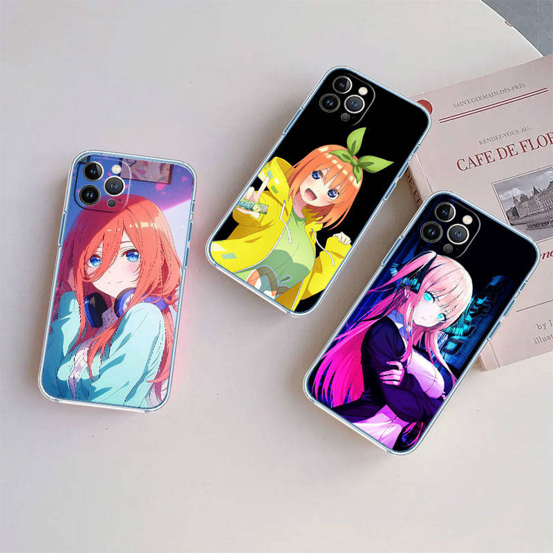 IR19 Miku Nino Itsuki Nakano Case for Motorola E22S E7 G6 G7 G8 G9 Plus Power Play G10 G20 G04 E30 E40 E22 E20 E13 E15 G22 G23 G05 G75 G35 G55