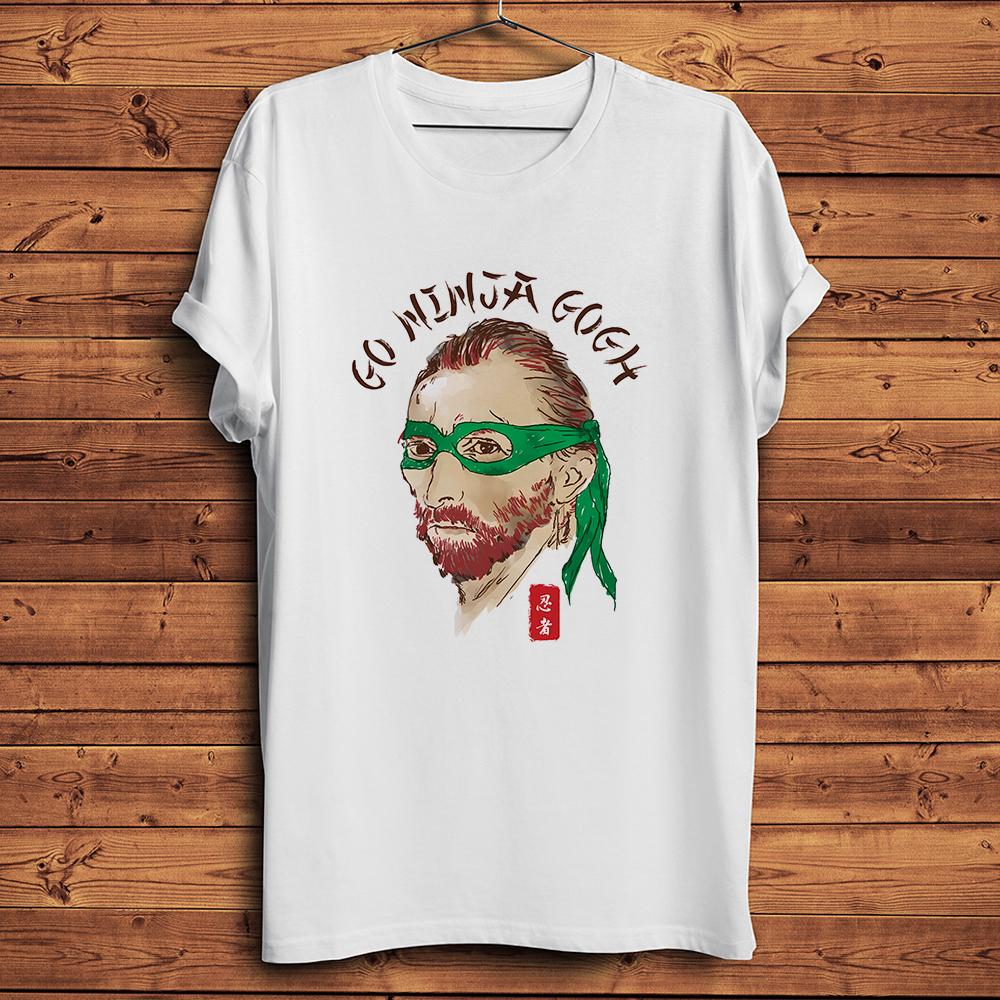Amusing Ninja Vincent Van Gogh Shinobi Funny Artistic TshirtCasual Short Sleeve TShirt Unisex TeeBreathable Nocrack Print S
