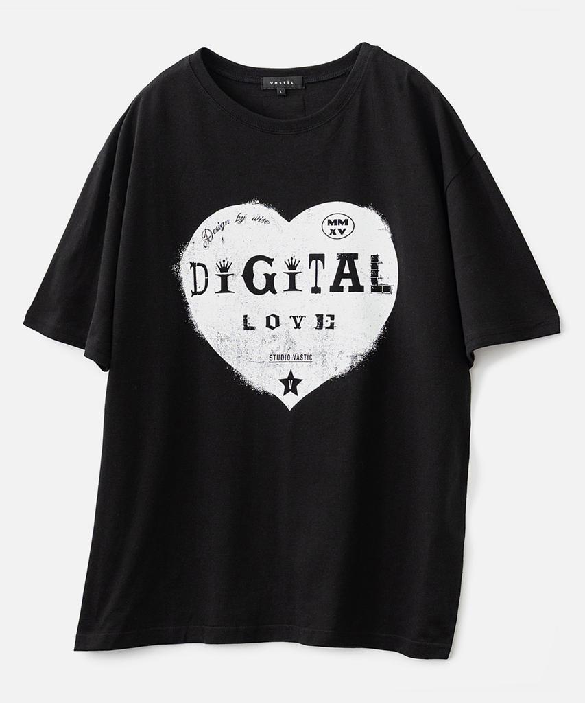 VASTIC Digital Love_T-Shirt_Black