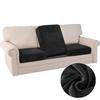 Velvet Soft Sofa Seat Covers Pure Elastic L-shaped Cushion Cover Dustproof for Home Living Room Office Hotel Washable Anti-dirty