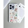 New INS Trendy Christmas Snowman Cute Cat Phone Case For iPhone 17 Air 16 15 14 13 12 11 Pro Max XS Max 78Plus Shockproof Cover