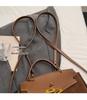2025 Retro Frosted Kelly-Style Handheld & Crossbody Bag for Women - Autumn/Winter Fashion