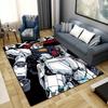 Gundam Robot Print Rug Living Room Home Fashion Decoration Office Desk Chair Carpet LXR101