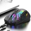 Gaming Mouse 2.4G Wireless   Wired USB Transparent 3 Mode 5   DPI Quiet RGB Game Mouse for PC Tablet