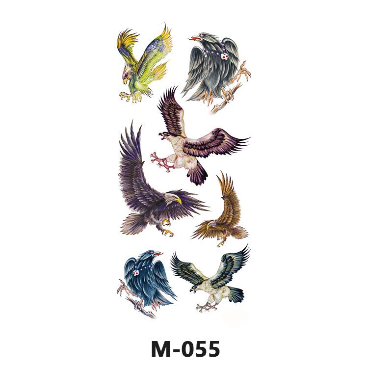 Customize Wolf Dragon Spider Scorpion Animal Temporary Tattoo Designs for Man