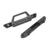 RC Front Rear Bumpers Aluminum Alloy Shock Resistant Easy Installation RC Bumper with LED Lights for 1/24 RC Cars