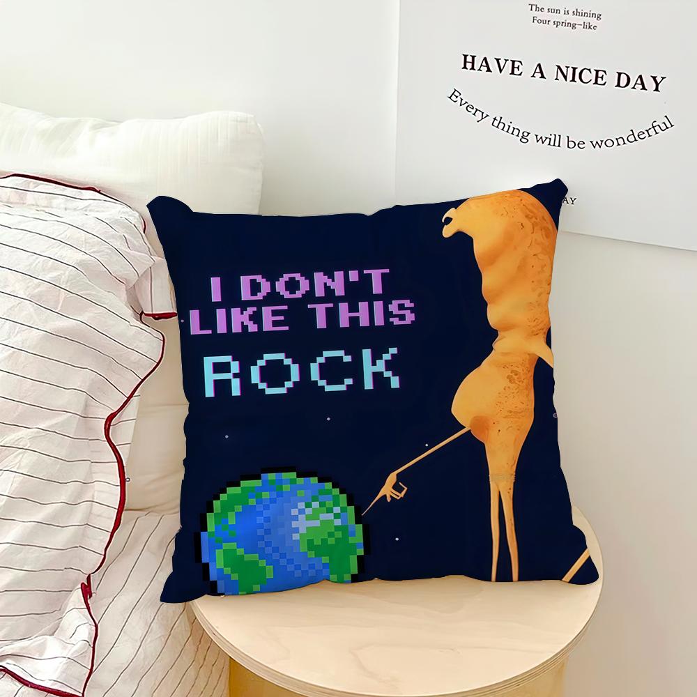 Abstract Funny Marcus The Worm Meme Comfortable Soft Hogar Pillowcase for Sofa Living Room Bed Home Decor Protective Covers